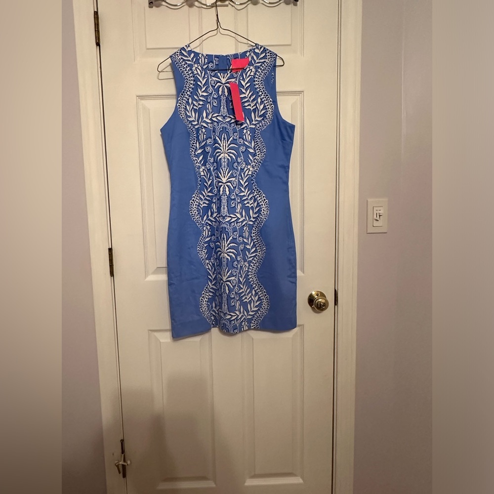 Lilly Pulitzer Mila shift, Abaco Blue, size 8